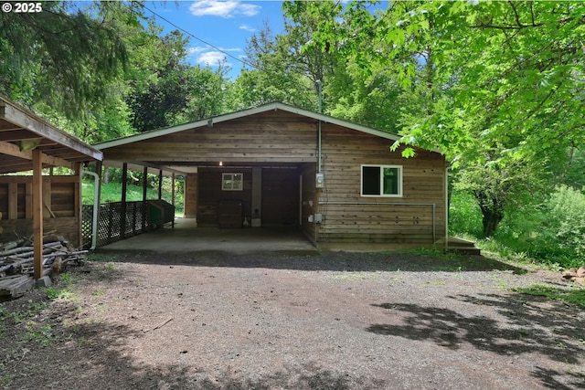 78650 Rat Creek Rd, Cottage Grove, OR 97424 - view of outdoor structure with dirt driveway