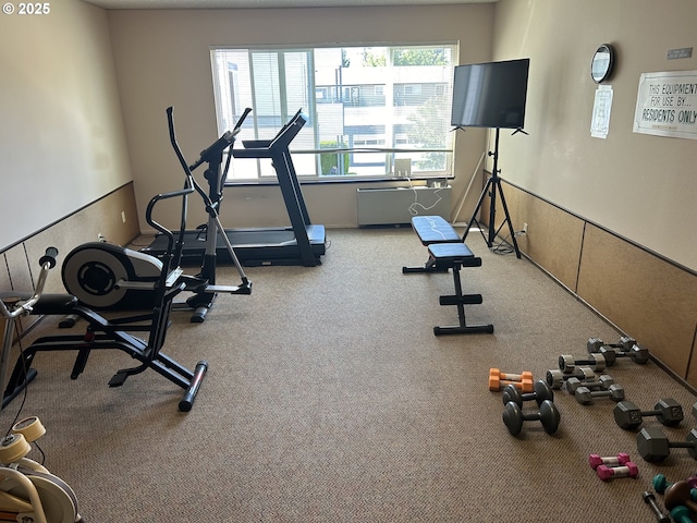 950 Evergreen Rd Unit 109, Woodburn, OR 97071 - exercise area featuring carpet floors