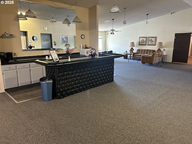 950 Evergreen Rd Unit 109, Woodburn, OR 97071 - living room featuring dark carpet
