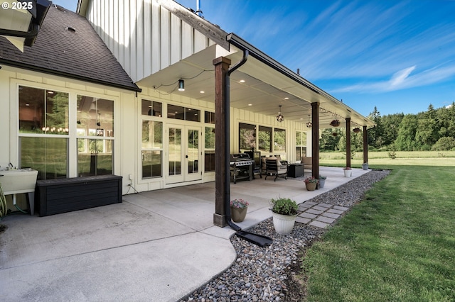 19428 NE 259th St, Battle Ground, WA 98604 - view of patio featuring french doors
