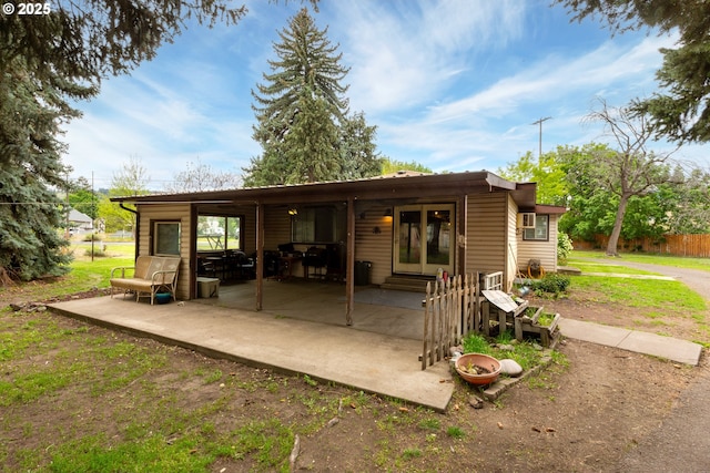 2903 N Spruce St, La Grande, OR 97850 - rear view of property featuring a patio and entry steps