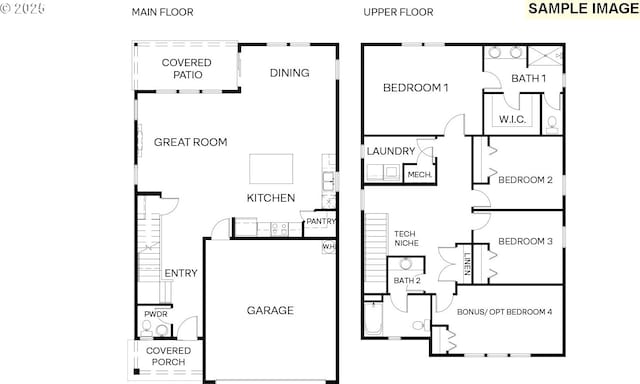 2109 NE 4th Ave, Battle Ground, WA 98604 - home floor plan