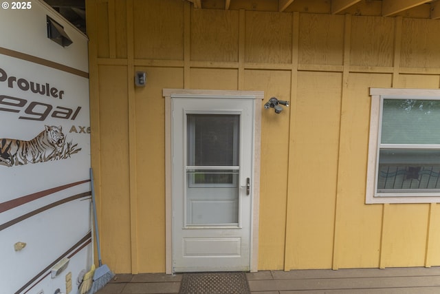 24706 NE Columbia Tie Rd Unit 41/21, Amboy, WA 98601 - property entrance featuring board and batten siding