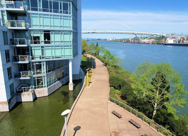 1260 NW Naito Pkwy Unit 604B, Portland, OR 97209 - view of water feature