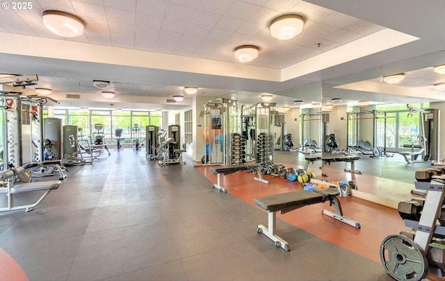 1260 NW Naito Pkwy Unit 604B, Portland, OR 97209 - workout area featuring visible vents