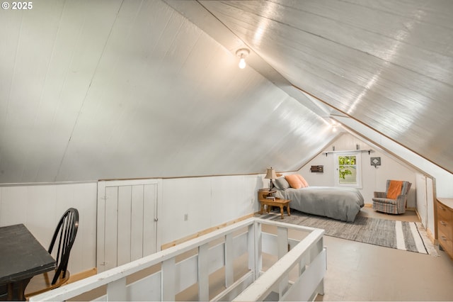 26630 E Roberts Rd, Welches, OR 97067 - bedroom featuring lofted ceiling