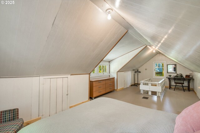 26630 E Roberts Rd, Welches, OR 97067 - bedroom with lofted ceiling