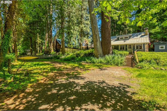 26630 E Roberts Rd, Welches, OR 97067 - view of yard featuring stairs