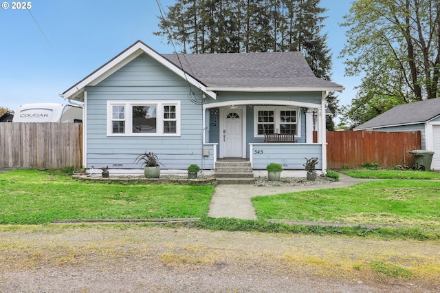 545 N St, Castle Rock, WA 98611 - view of front of home featuring roof with shingles and a porch