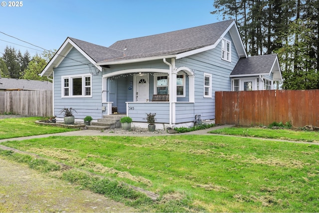 545 N St, Castle Rock, WA 98611 - bungalow-style home featuring covered porch and a shingled roof