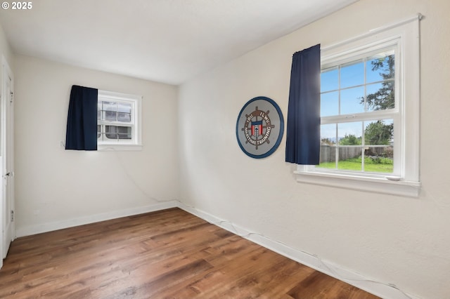 545 N St, Castle Rock, WA 98611 - empty room featuring wood finished floors and baseboards