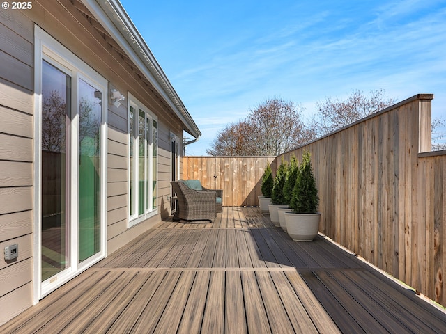 35692 Bella Ridge Loop, Astoria, OR 97103 - wooden terrace with fence