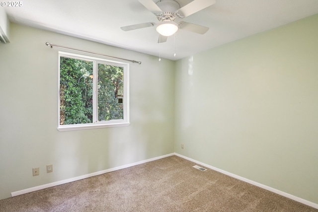 284 N 17th St, Saint Helens, OR 97051 - spare room featuring carpet flooring and ceiling fan