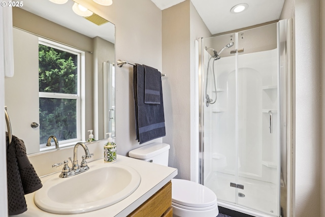 284 N 17th St, Saint Helens, OR 97051 - bathroom featuring a shower stall and vanity
