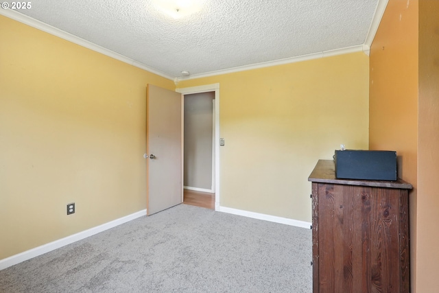 1481 SW 5th Pl, Gresham, OR 97080 - unfurnished room featuring crown molding, a textured ceiling, and carpet floors
