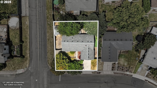 1481 SW 5th Pl, Gresham, OR 97080 - aerial overview of property's location featuring property boundaries highlighted