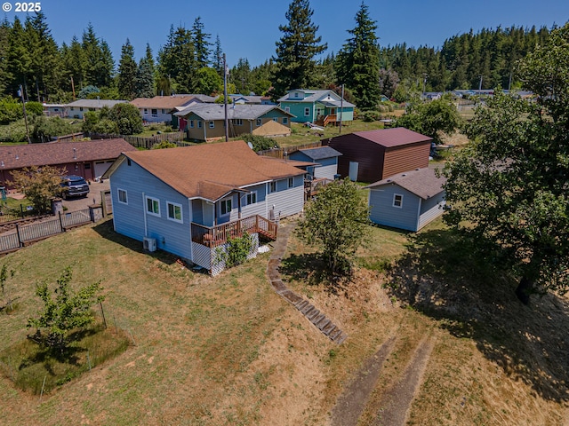1446 N Collier St, Coquille, OR 97423 - aerial perspective of suburban area