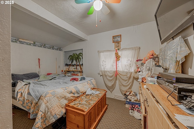 1446 N Collier St, Coquille, OR 97423 - carpeted bedroom featuring ceiling fan