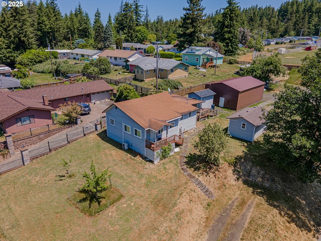 1446 N Collier St, Coquille, OR 97423 - aerial perspective of suburban area
