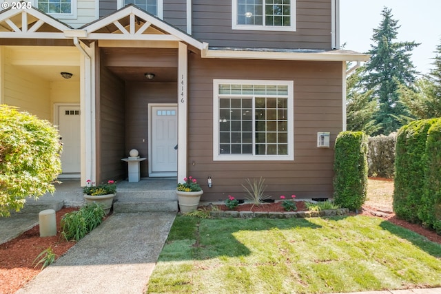14146 Brittany Ter, Oregon City, OR 97045 - doorway to property with a yard