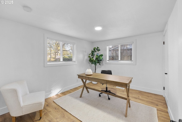 10095 SW 82nd Ave, Portland, OR 97223 - office featuring baseboards and light wood-style floors