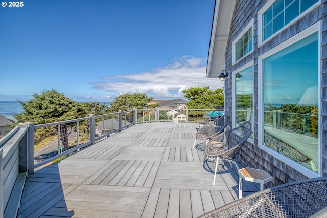 5020 NW Lee Ave, Lincoln City, OR 97367 - view of wooden terrace