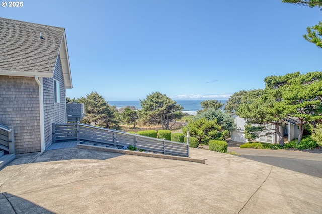 5020 NW Lee Ave, Lincoln City, OR 97367 - view of patio featuring a water view
