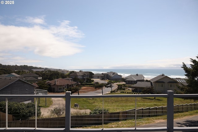 5020 NW Lee Ave, Lincoln City, OR 97367 - water view featuring nearby suburban area