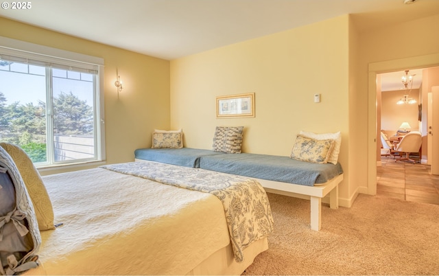 5020 NW Lee Ave, Lincoln City, OR 97367 - bedroom with carpet flooring and baseboards