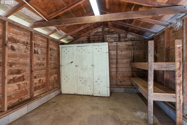 view of storage room