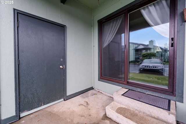 view of entrance to property