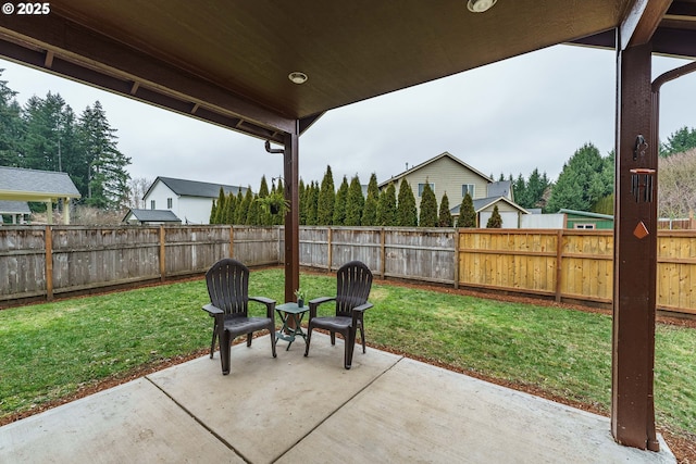 view of patio