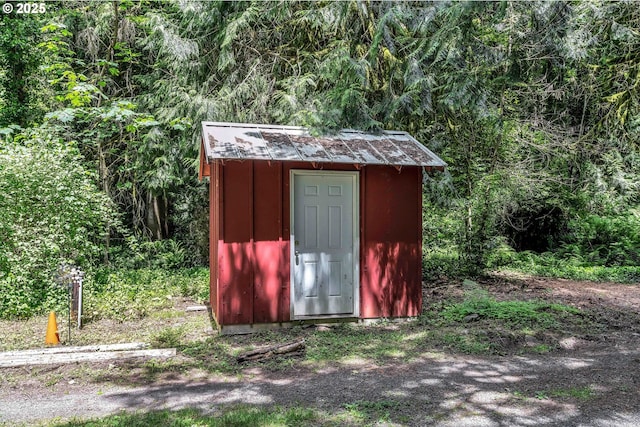 63645 E Barlow Trail Rd, Brightwood, OR 97011 - view of shed with a forest view