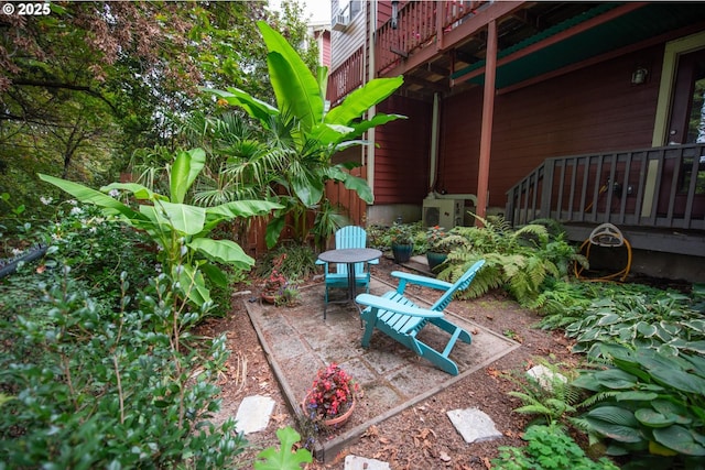 view of yard featuring a patio