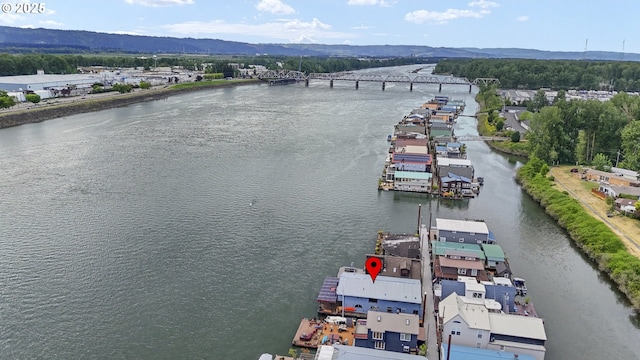 2039 N Jantzen Ave, Portland, OR 97217 - aerial view featuring a water and mountain view