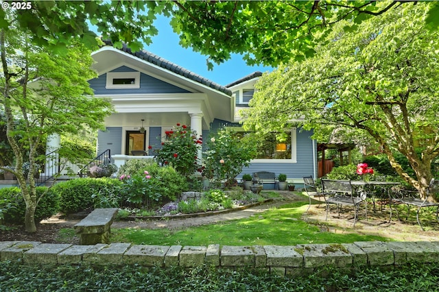803 NE Laurelhurst Pl, Portland, OR 97232 - view of front of home featuring a tile roof