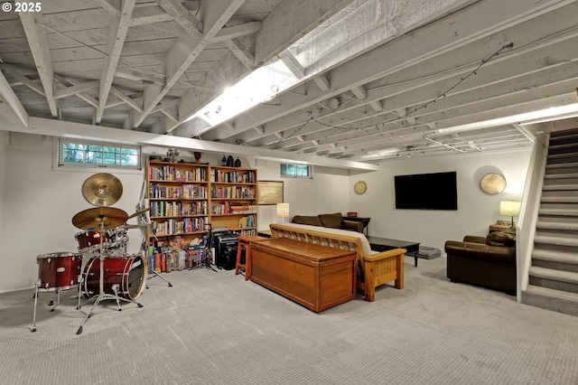 803 NE Laurelhurst Pl, Portland, OR 97232 - interior space featuring carpet floors and healthy amount of natural light