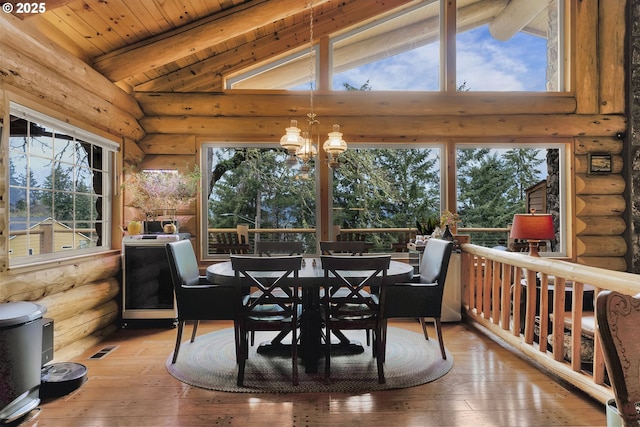 6715 Ivy St, Springfield, OR 97478 - sunroom featuring a chandelier