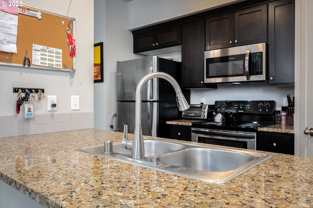 kitchen with stainless steel appliances