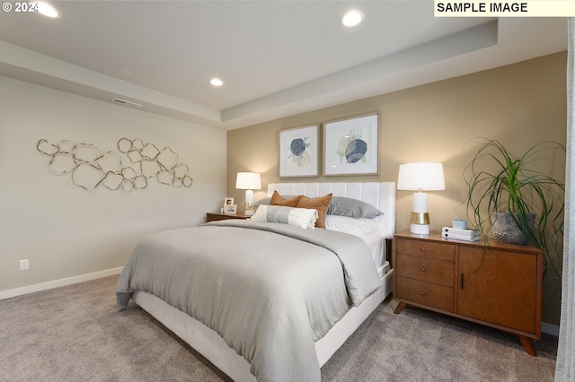 4204 NE 186th St Lot 246, Vancouver, WA 98686 - carpeted bedroom with recessed lighting, a tray ceiling, and baseboards