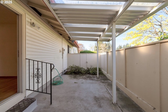 2110 SE 148th Pl, Portland, OR 97233 - view of patio with a fenced backyard