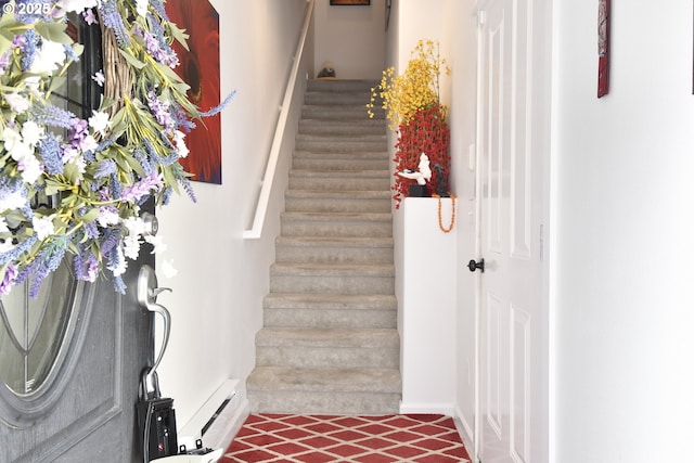 view of stairs