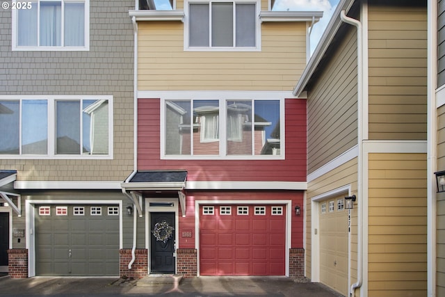 view of front of house featuring an attached garage