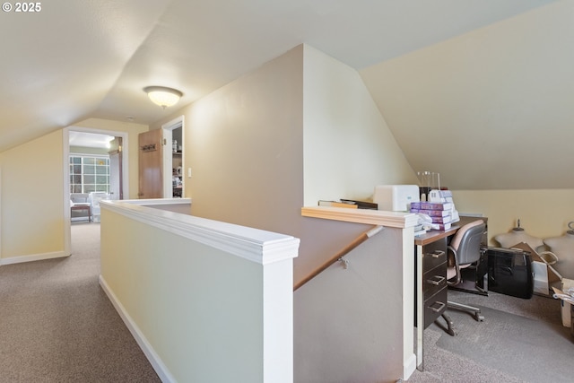 818 NE Division St, Gresham, OR 97030 - carpeted office with baseboards and vaulted ceiling