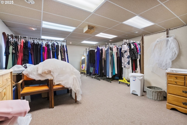 818 NE Division St, Gresham, OR 97030 - spacious closet featuring a paneled ceiling and carpet flooring