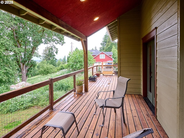 111 5th St, Silverton, OR 97381 - view of wooden terrace