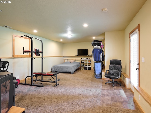 111 5th St, Silverton, OR 97381 - carpeted bedroom featuring recessed lighting, multiple windows, and baseboards