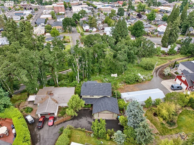 111 5th St, Silverton, OR 97381 - aerial perspective of suburban area