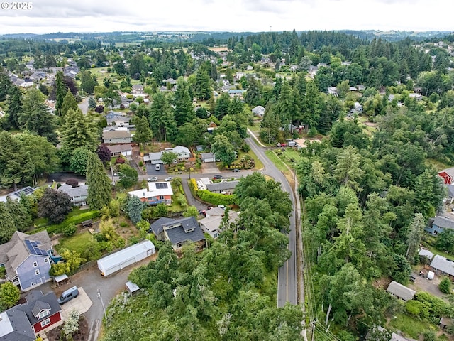 111 5th St, Silverton, OR 97381 - aerial perspective of suburban area