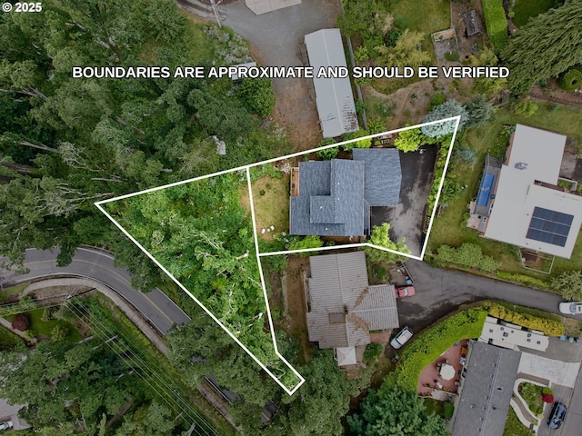 111 5th St, Silverton, OR 97381 - aerial view of property's location with property boundaries highlighted